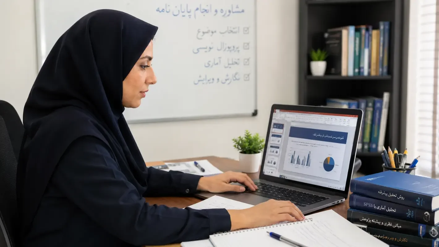 سفارش انجام پاورپوینت پایان نامه